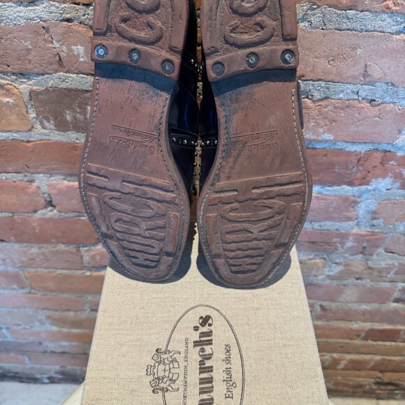 Church’s Shanghai 8 Studded Monk Strap Polished Fumé - Picture 6 of 6